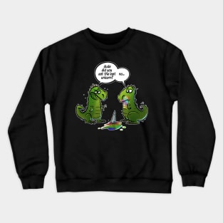 The Last Unicorn Dinosaur Funny Shirt Crewneck Sweatshirt